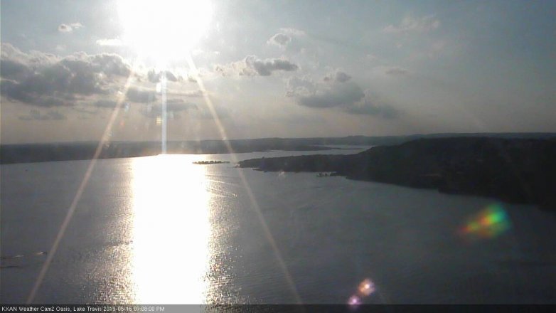 Lake Travis webcam, May 15, 2019 6:10 PM CT