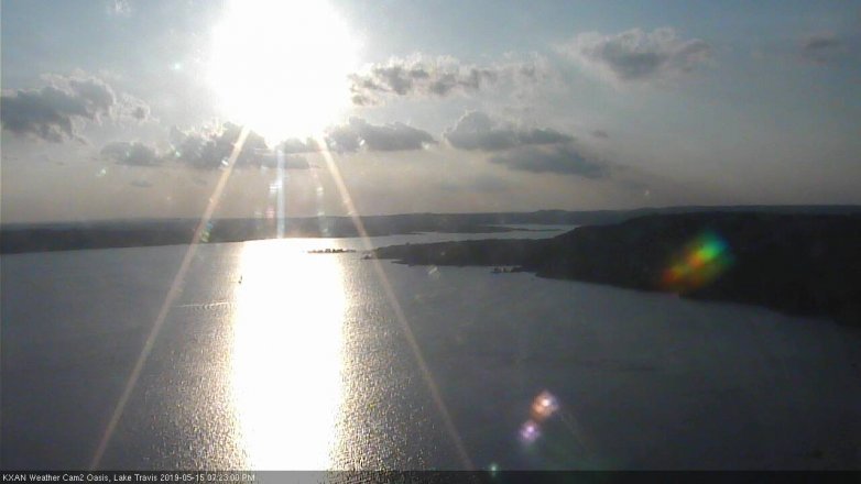 Lake Travis webcam, May 15, 2019 6:25 PM CT