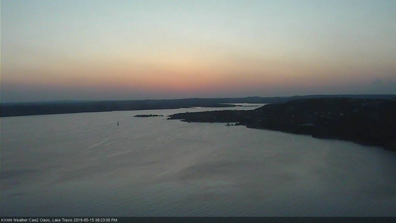 Lake Travis webcam, May 15, 2019 7:25 PM CT
