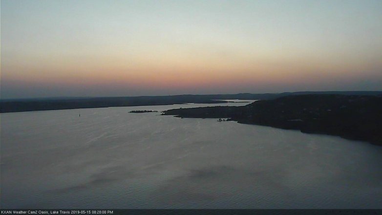 Lake Travis webcam, May 15, 2019 7:30 PM CT
