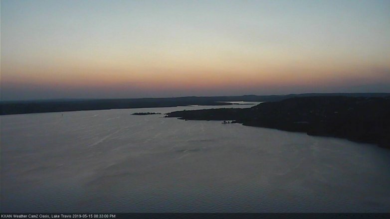 Lake Travis webcam, May 15, 2019 7:35 PM CT