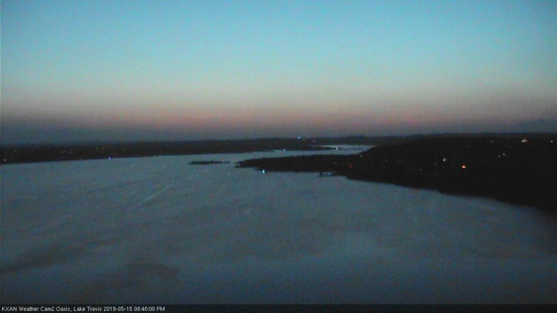 Lake Travis webcam, May 15, 2019 7:50 PM CT