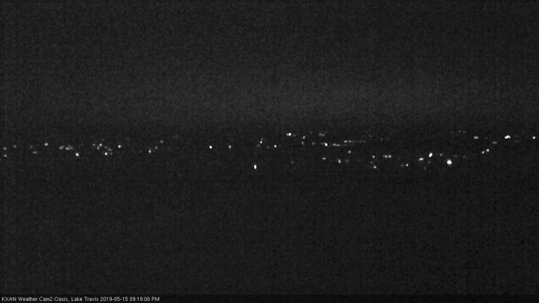 Lake Travis webcam, May 15, 2019 8:20 PM CT