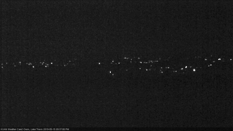 Lake Travis webcam, May 15, 2019 8:40 PM CT