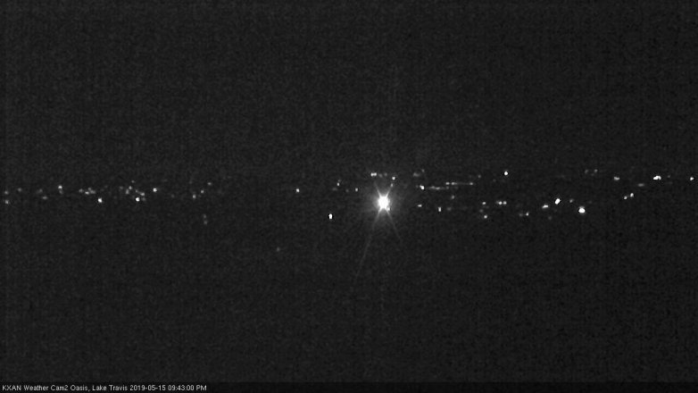 Lake Travis webcam, May 15, 2019 8:45 PM CT
