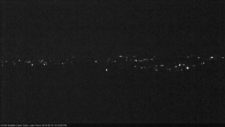 Lake Travis webcam, May 15, 2019 9:20 PM CT