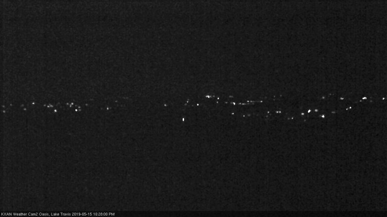 Lake Travis webcam, May 15, 2019 9:30 PM CT