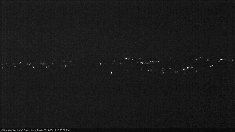 Lake Travis webcam, May 15, 2019 10:00 PM CT