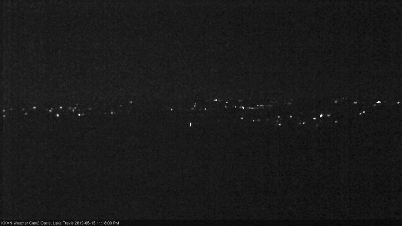 Lake Travis webcam, May 15, 2019 10:20 PM CT