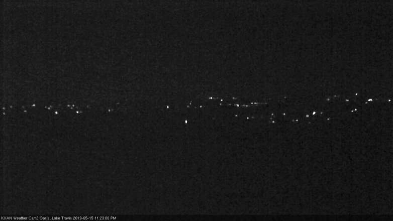 Lake Travis webcam, May 15, 2019 10:25 PM CT