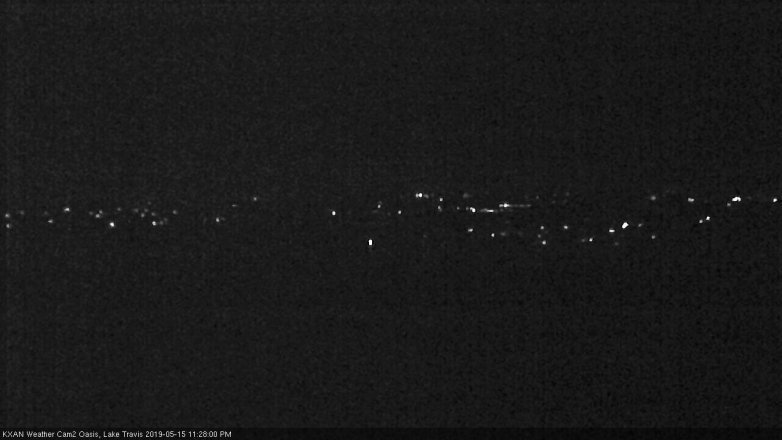 Lake Travis webcam, May 15, 2019 10:30 PM CT