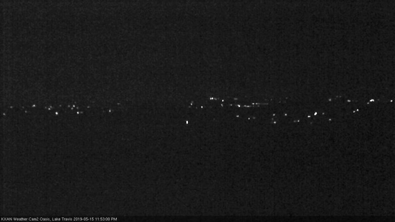 Lake Travis webcam, May 15, 2019 10:55 PM CT