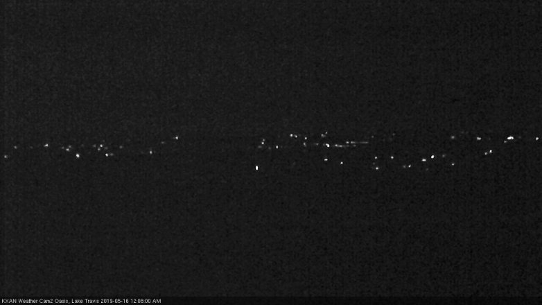 Lake Travis webcam, May 15, 2019 11:10 PM CT