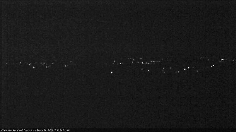 Lake Travis webcam, May 15, 2019 11:30 PM CT