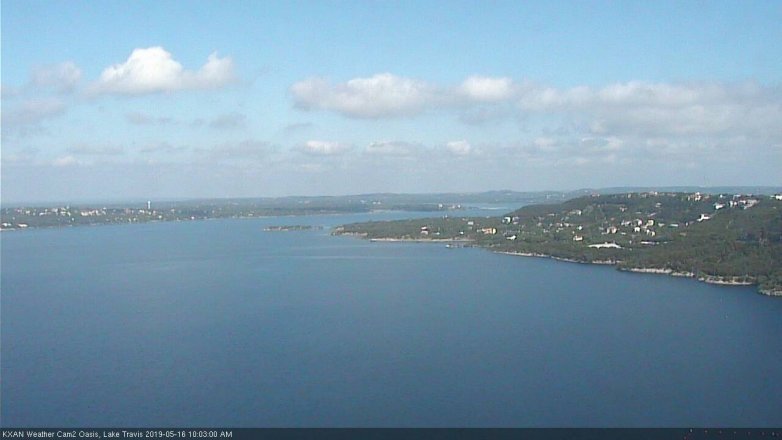 Lake Travis webcam, May 16, 2019 9:05 AM CT