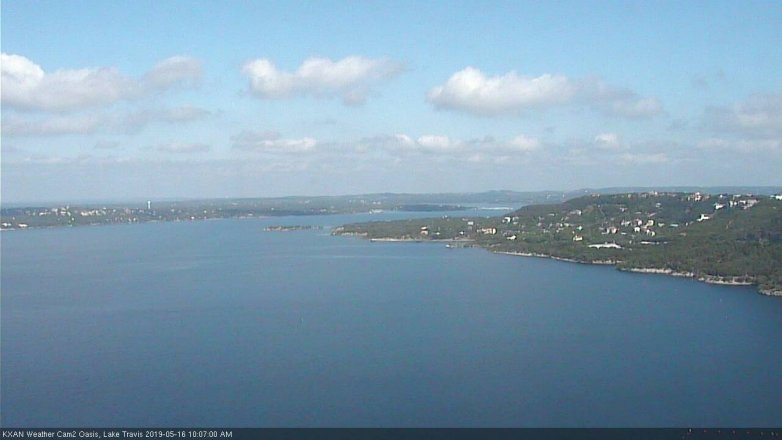 Lake Travis webcam, May 16, 2019 9:10 AM CT