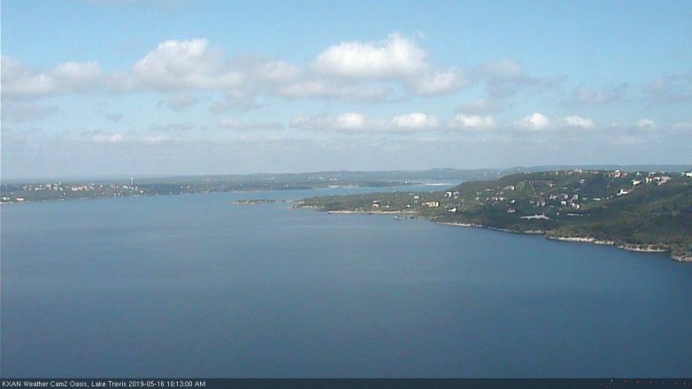 Lake Travis webcam, May 16, 2019 9:15 AM CT