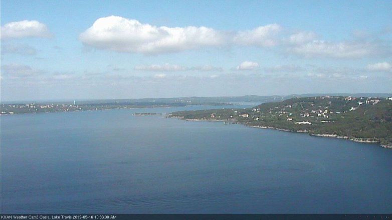 Lake Travis webcam, May 16, 2019 9:35 AM CT