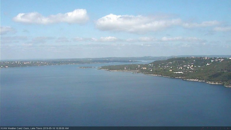 Lake Travis webcam, May 16, 2019 9:40 AM CT