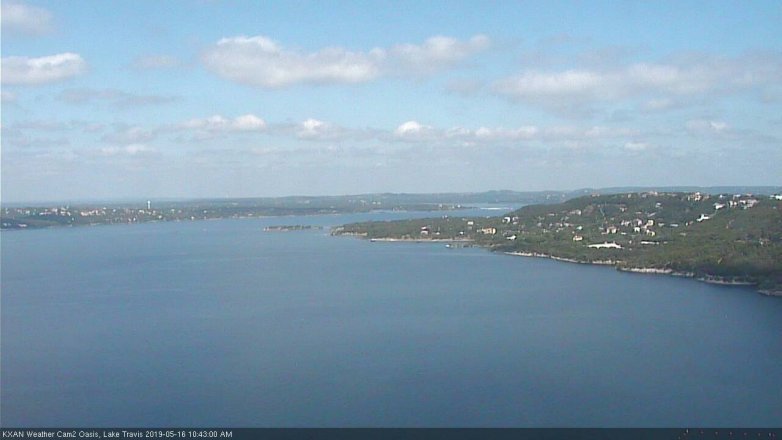 Lake Travis webcam, May 16, 2019 9:45 AM CT