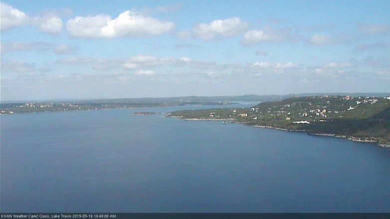 Lake Travis webcam, May 16, 2019 9:50 AM CT