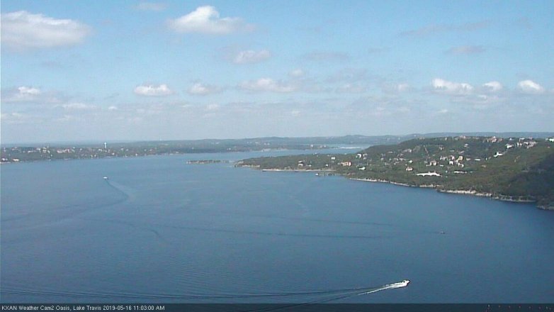 Lake Travis webcam, May 16, 2019 10:05 AM CT
