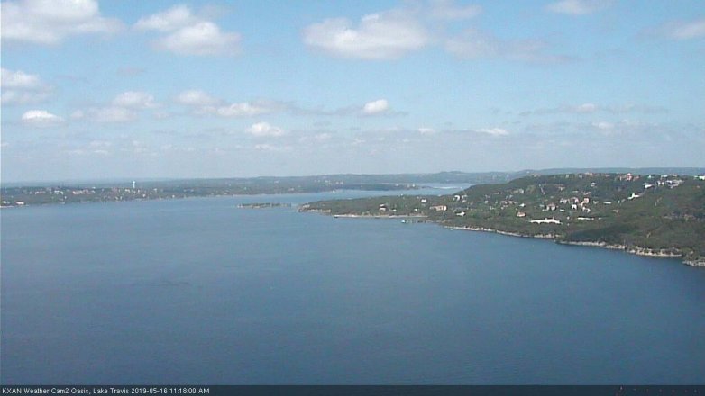 Lake Travis webcam, May 16, 2019 10:20 AM CT
