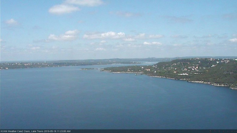 Lake Travis webcam, May 16, 2019 10:25 AM CT