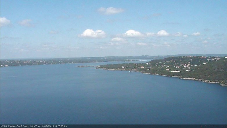Lake Travis webcam, May 16, 2019 10:30 AM CT