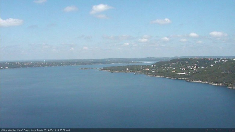 Lake Travis webcam, May 16, 2019 10:35 AM CT