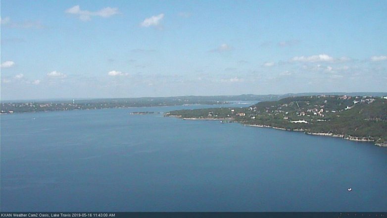 Lake Travis webcam, May 16, 2019 10:45 AM CT