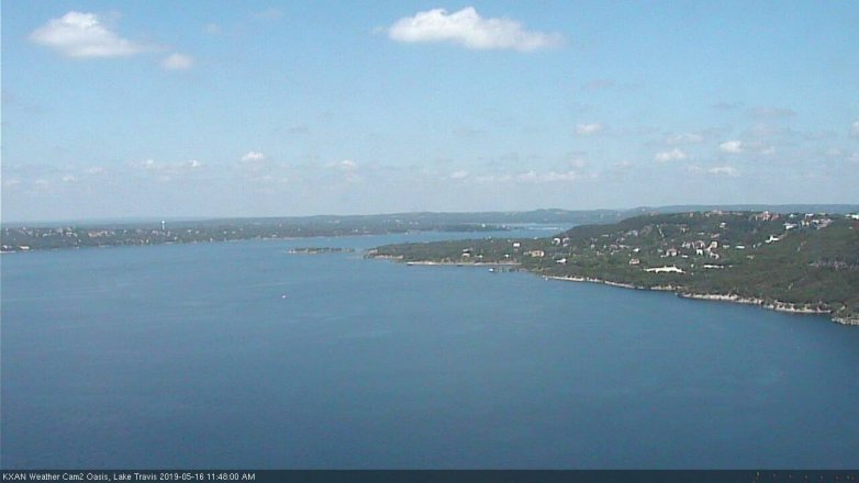 Lake Travis webcam, May 16, 2019 10:50 AM CT