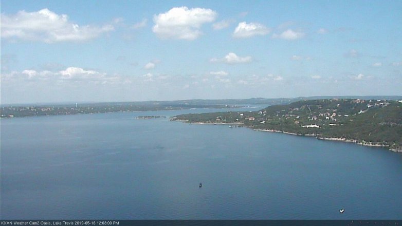 Lake Travis webcam, May 16, 2019 11:05 AM CT