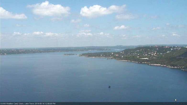 Lake Travis webcam, May 16, 2019 11:10 AM CT