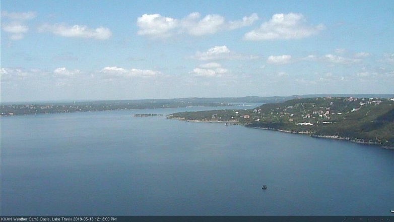 Lake Travis webcam, May 16, 2019 11:15 AM CT