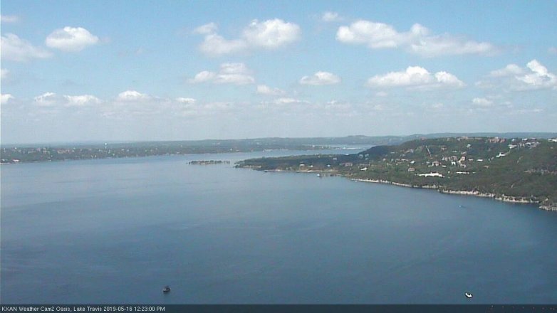 Lake Travis webcam, May 16, 2019 11:25 AM CT