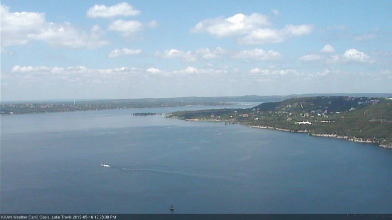 Lake Travis webcam, May 16, 2019 11:30 AM CT