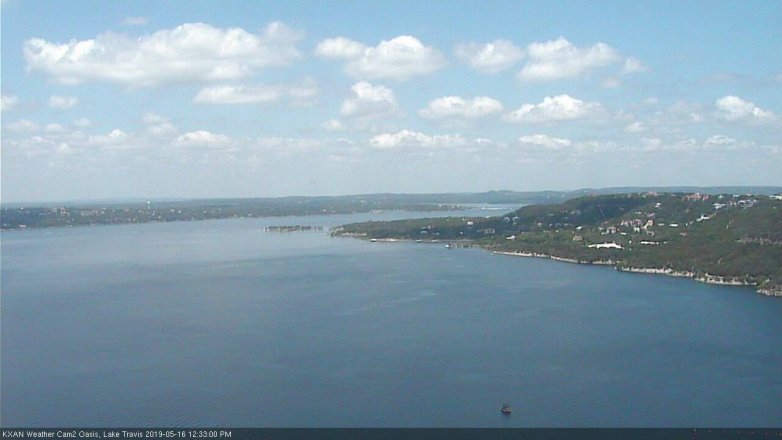 Lake Travis webcam, May 16, 2019 11:35 AM CT