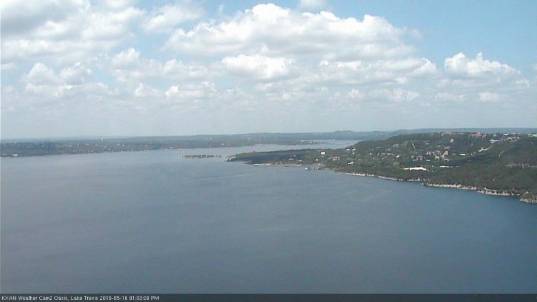 Lake Travis webcam, May 16, 2019 12:05 PM CT