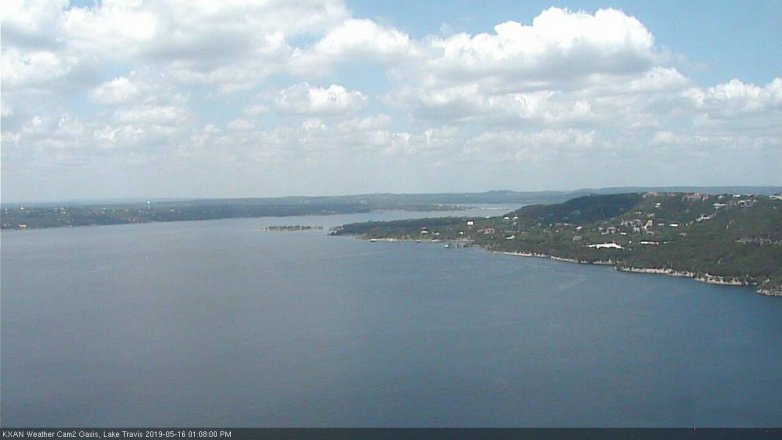 Lake Travis webcam, May 16, 2019 12:10 PM CT