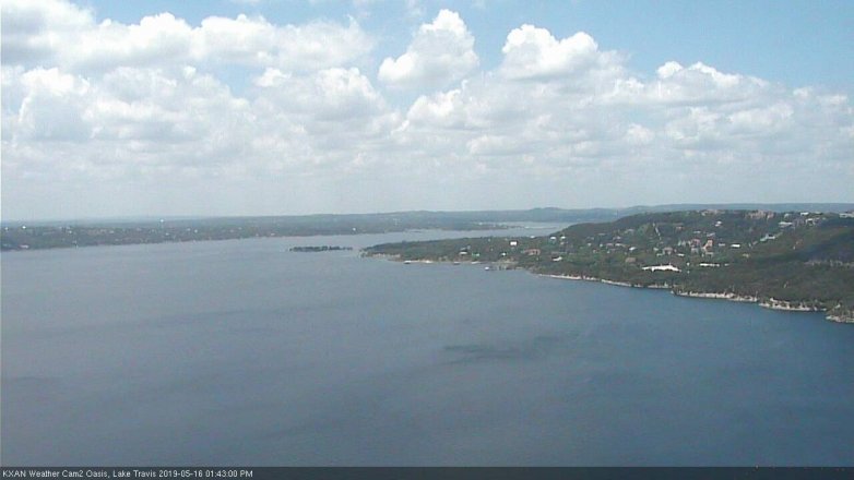 Lake Travis webcam, May 16, 2019 12:45 PM CT