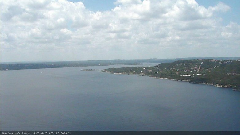 Lake Travis webcam, May 16, 2019 1:00 PM CT