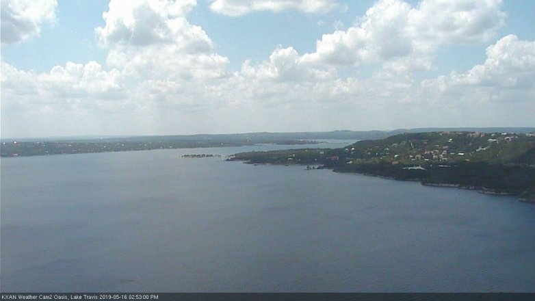 Lake Travis webcam, May 16, 2019 1:55 PM CT