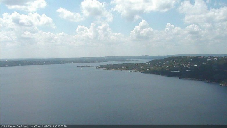Lake Travis webcam, May 16, 2019 2:10 PM CT