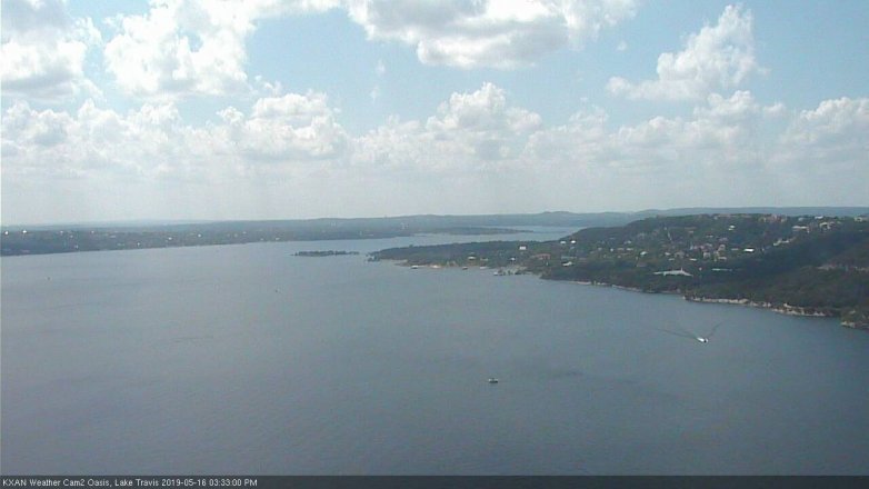 Lake Travis webcam, May 16, 2019 2:35 PM CT