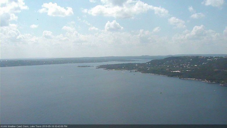 Lake Travis webcam, May 16, 2019 2:45 PM CT