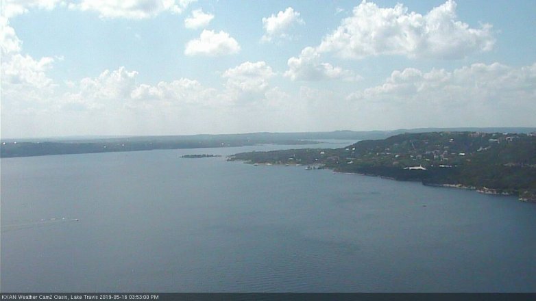 Lake Travis webcam, May 16, 2019 2:55 PM CT