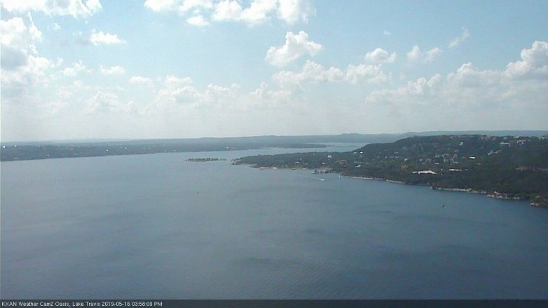 Lake Travis webcam, May 16, 2019 3:00 PM CT
