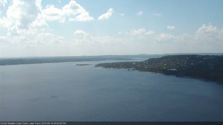 Lake Travis webcam, May 16, 2019 3:05 PM CT