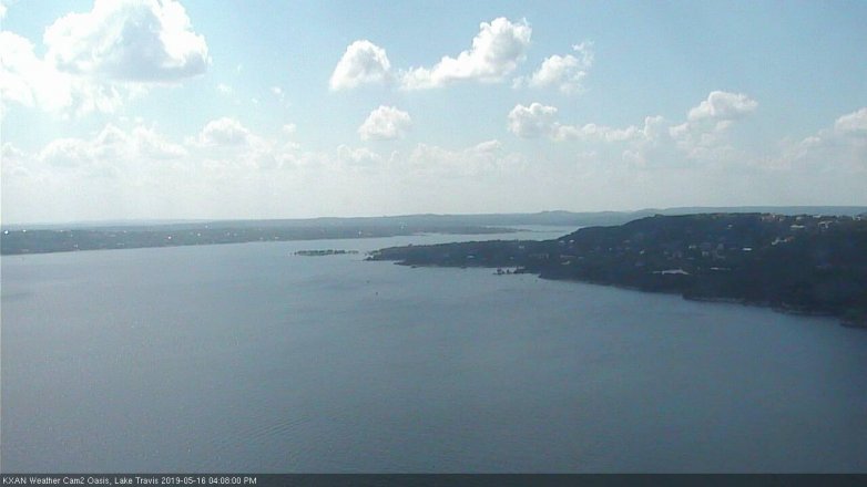 Lake Travis webcam, May 16, 2019 3:10 PM CT